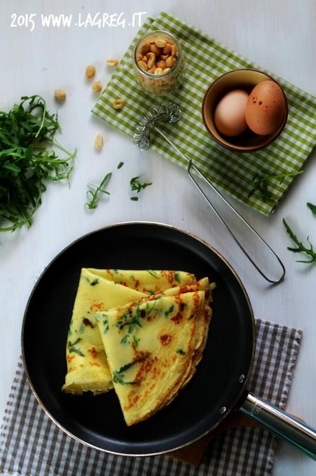 ventagli di crepes alla rucola