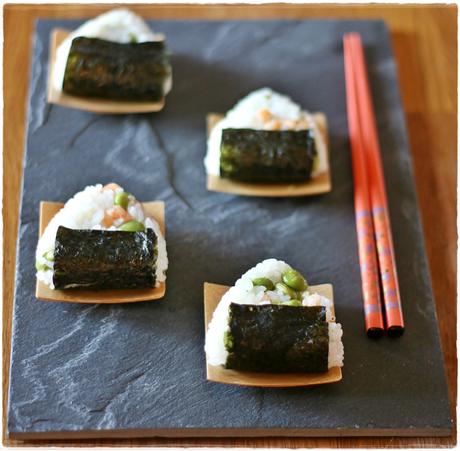 Onigiri gamberetti e edamame6