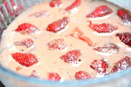 clafoutis alle fragole senza glutine 