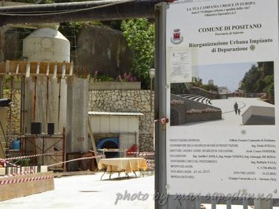 Gli alunni di Positano visitano il cantiere dell' Auditorium:  “Concorso di Idee – Diamo un nome alla Piazza”,