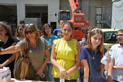 Gli alunni di Positano visitano il cantiere dell' Auditorium:  “Concorso di Idee – Diamo un nome alla Piazza”,