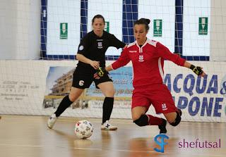 Lara Brugnoni portiere dell'Isolotto calcio a 5 femminile