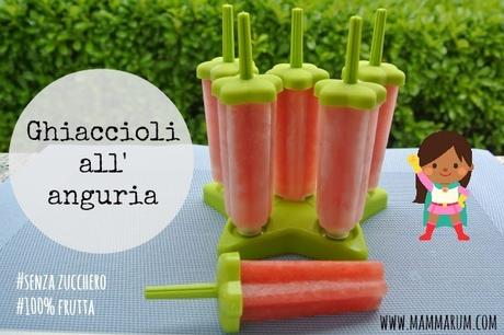 Ghiaccioli fatti in casa senza zucchero: ghiaccioli all’anguria super rinfrescanti!