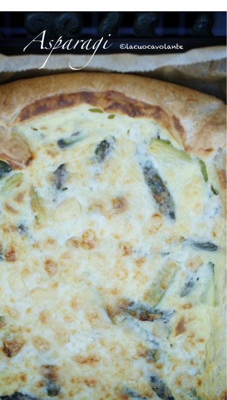 Una Quiche agli Asparagi per la prima cena in Giardino