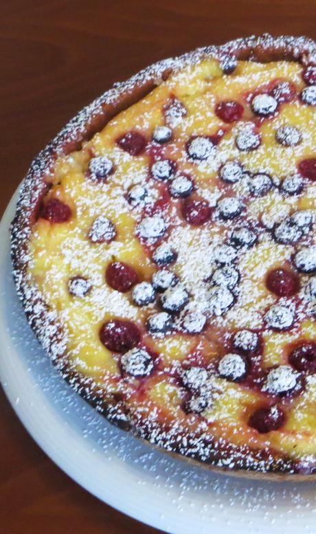 Crostata di crema ai frutti di bosco