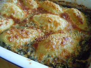 Gratin di agretti e patate novelle di Lidia