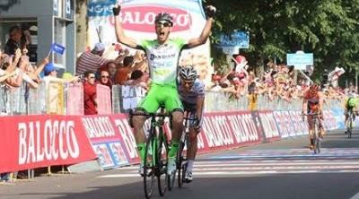 Giro d'Italia 2015: Vittoria di Boem, Porte perde secondi