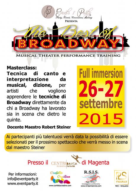 he Best of Broadway Masterclass Robert Steiner_Volantino