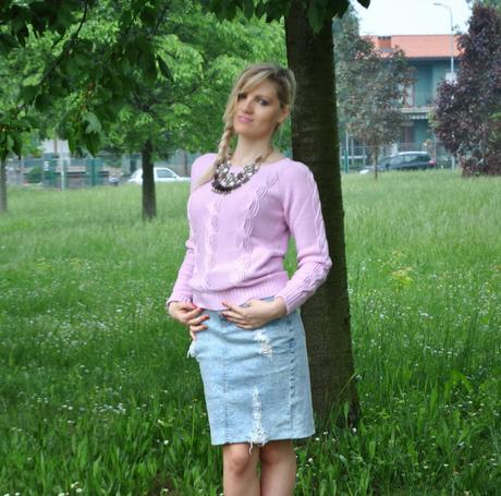 abbinamenti gonna jeans outfit gonna jeans strappata gonna midi di jeans gonna di jeans ripped mariafelicia magno colorblock by felym come abbinare la gonna di jeans mariafelicia magno fashion blogger midi ripped skirt outfit come abbinare la gonna midi abbinamenti gonna midi come abbinare la gonna tubino in jeans gonna in denim outfit primaverili outfit maggio 2015 outfit primaveril casual outfit gonna di jeans e tacchi gonna di jeans strappata pimkie gonna in denim pimkie how to wear ripped denim midi skirt spring outfit outfit casual fashion blogger italiane fashion bloggers italy ragazze bionde treccia laterale blondie blonde hair blonde girls braids mac cosmetics