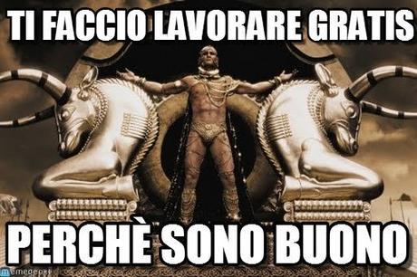 Ho un problema con il lavoro… gratuito GRATIS