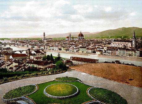 Panorama di Firenze - 1890-1900 - Photochrom Zurich, n. 8569 - Library of Congress