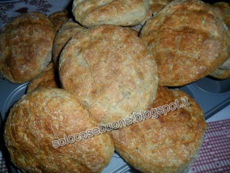 Focaccine al farro e grano saraceno