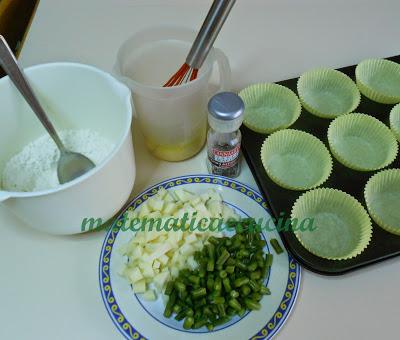 Muffins Salati con Fagiolini e Formaggio