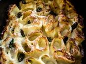 Paccheri gratinati asparagi guanciale