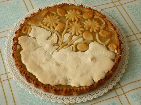 Crostata al miele, con lemon curd, senza uova