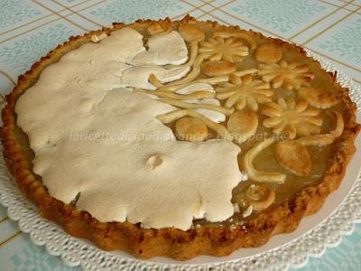 Crostata al miele, con lemon curd, senza uova