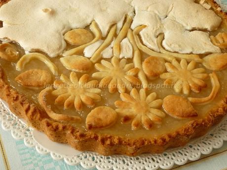 Crostata al miele, con lemon curd, senza uova