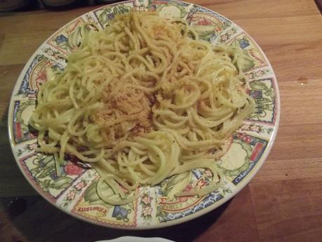 SPAGHETTI DI KAMUT TRAFILATI AL BRONZO AGLIO OLIO E PEPERONCINO