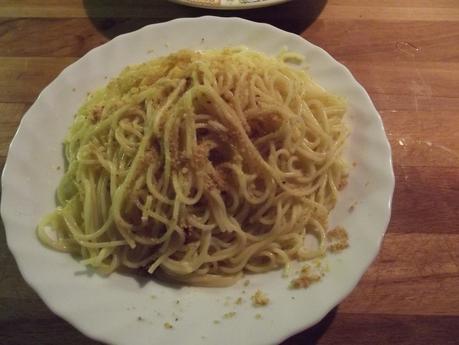 SPAGHETTI DI KAMUT TRAFILATI AL BRONZO AGLIO OLIO E PEPERONCINO