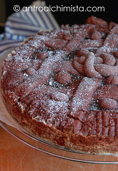 Crostata al Cacao con Marmellata di Albicocche