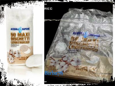 50 MAXI DISCHETTI LEVATRUCCO ACQUA E SAPONE