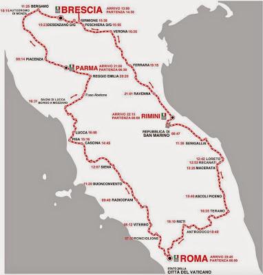 la mille miglia è passata dalle parti di Pierino