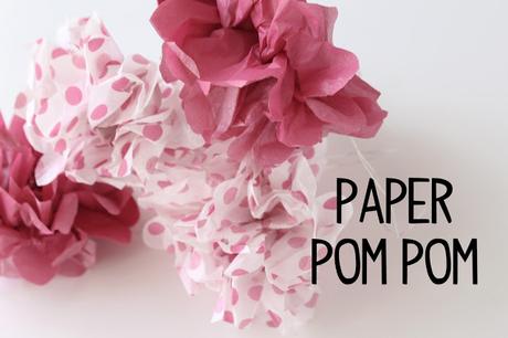 DIY Papar Pom Pom - il tutorial