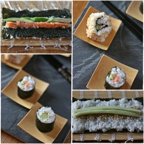 Sushi - misto collage