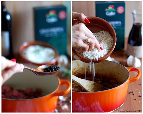 Risotto peposo alla fornacina con salvia croccante | Black pepper stew risotto with cruncy sage