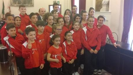 Sassari Ginnastica artistica, giovani promesse incontrano il sindaco