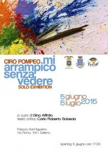 Ciro Pompeo mi arrampico senza vedere. Solo Exhibition