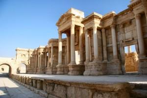 Palmira - Teatro Romano - Allarme Isis