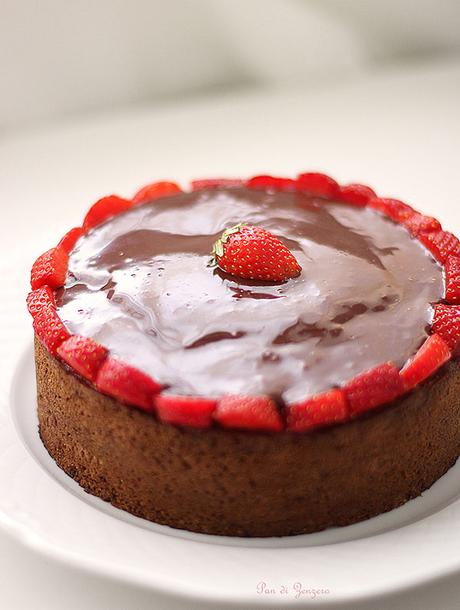 crostata con mandorle e cocco pan di zenzero