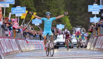 Giro d'Italia 2015, a Madonna di Campiglio vince Landa