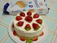 Cheesecake al cocco e fragole