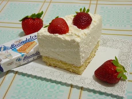 Cheesecake al cocco e fragole