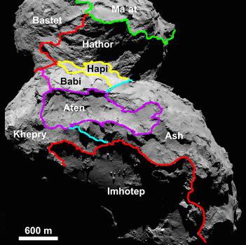 ESA Rosetta: la cometa 67P/Churyumov-Gerasimenko sotto una nuova luce