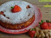 Torta integrale alle fragole zenzero