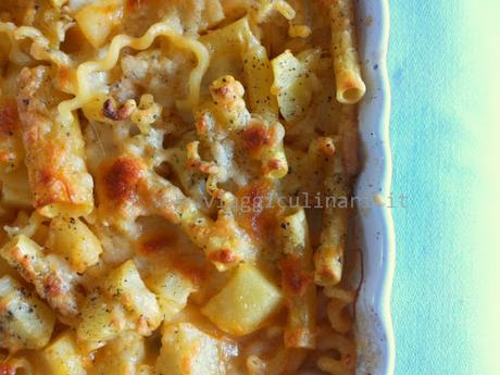 Pasta e patate gratinata al forno