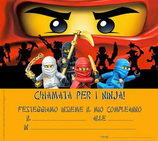 Lego Ninjago Party Inviti Di Compleanno Ed Ispirazioni