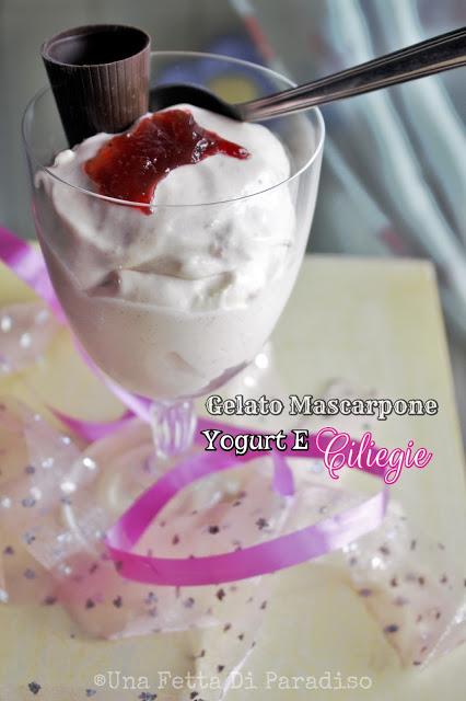 Gelato Mascarpone, Yogurt E Ciliegie