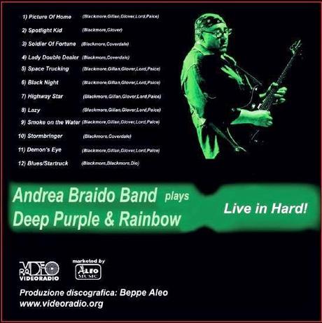 Andrea Braido Band plays Deep Purple & Rainbow: Live in Hard!
