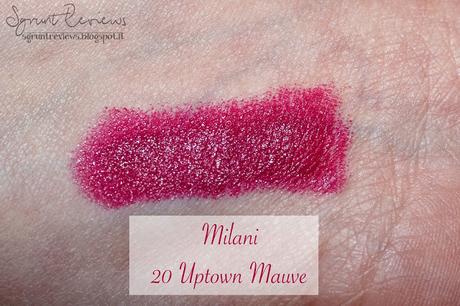 Uptown Mauve - Milani [review, swatches & comparazioni]
