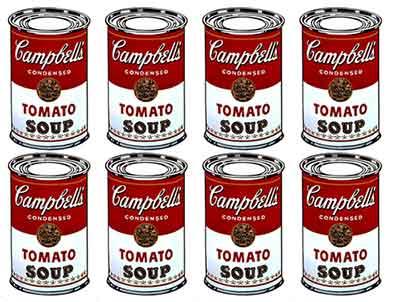 Andy Warhol - Barattoli di zuppa Campbell's