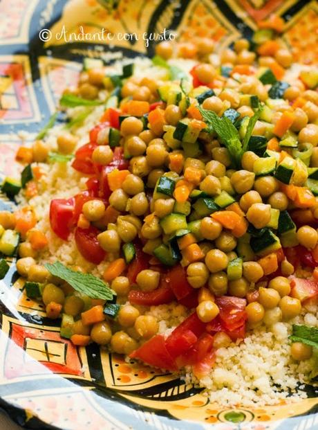 Cous Cous vegetariano al profumo di lime e menta: quanto mi piace il cinema.