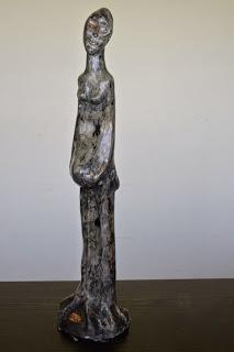 Statua della Fertilità - cm 63 - cemento senza armatura, lavorato completamente a mano senza stampo