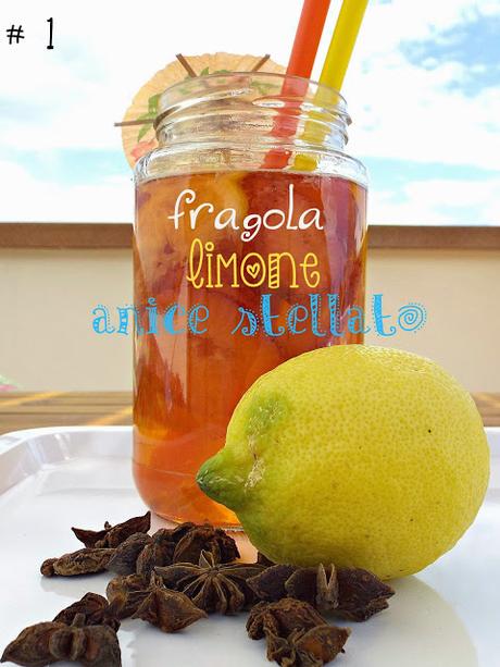 Detox water #1 : Fragola, limone e anice stellato