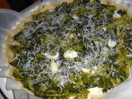 Torta salata alle cime di rapa