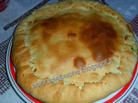 Torta salata alle cime di rapa