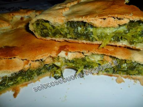 Torta salata alle cime di rapa